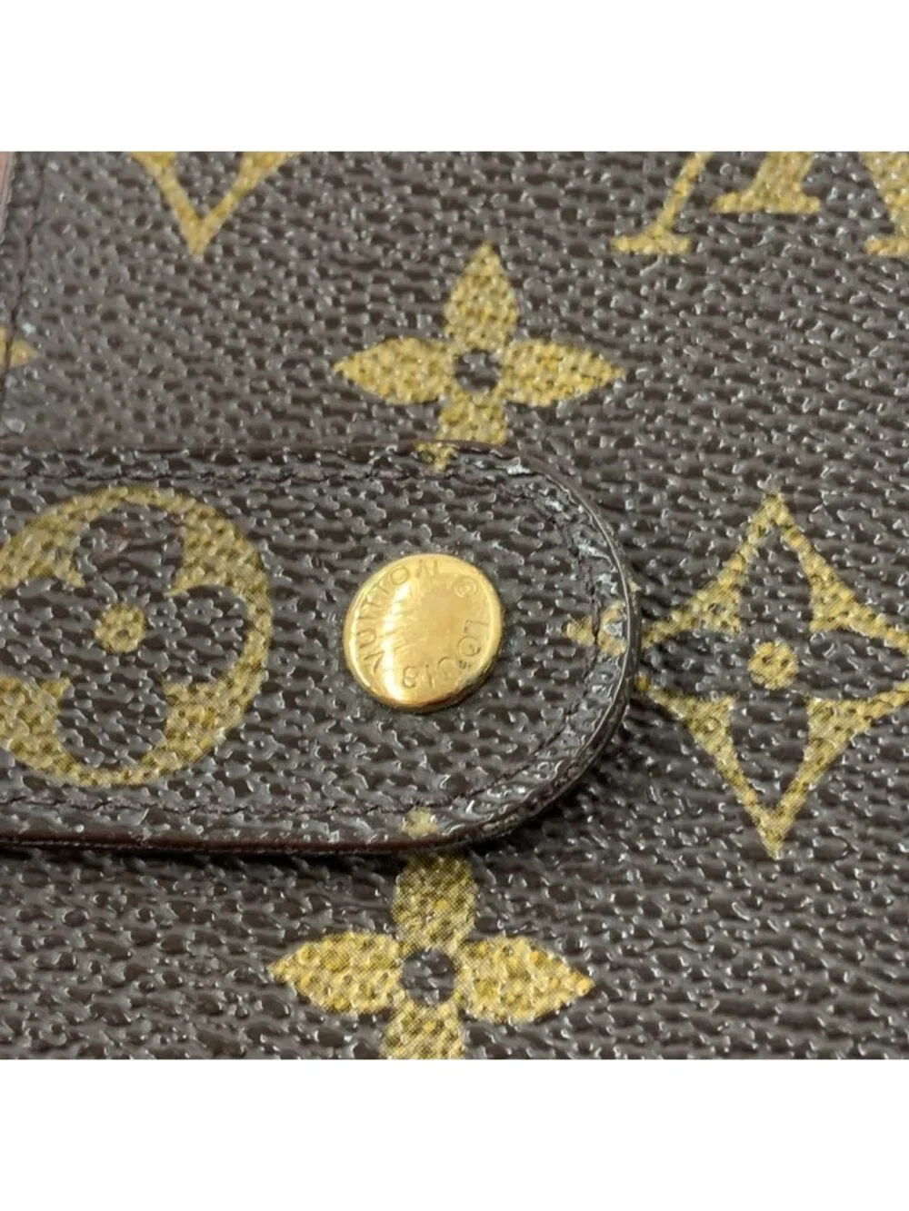 Louis Vuitton Monogram Porte Papier Zip Bifold Wallet Brown